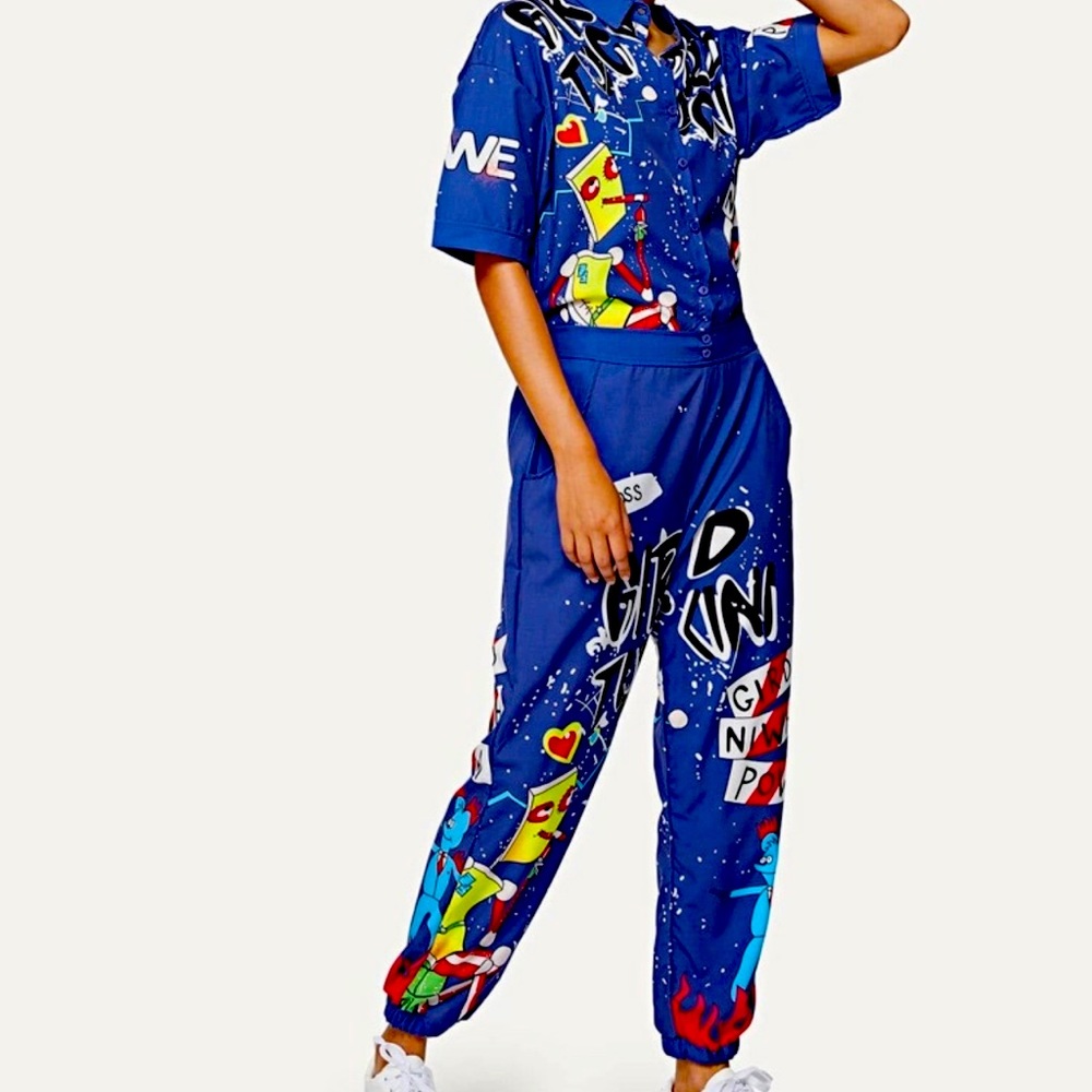 Graffiti pants jumper